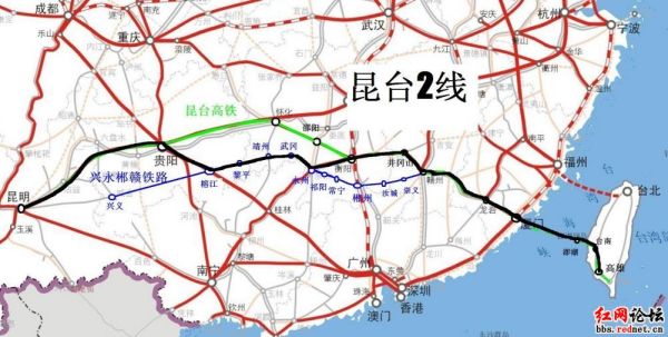 昆臺高鐵最新路線(xiàn)圖，一段精彩的旅程啟程