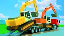 挖掘機動(dòng)漫，工程機械與動(dòng)漫的完美結合魅力展示