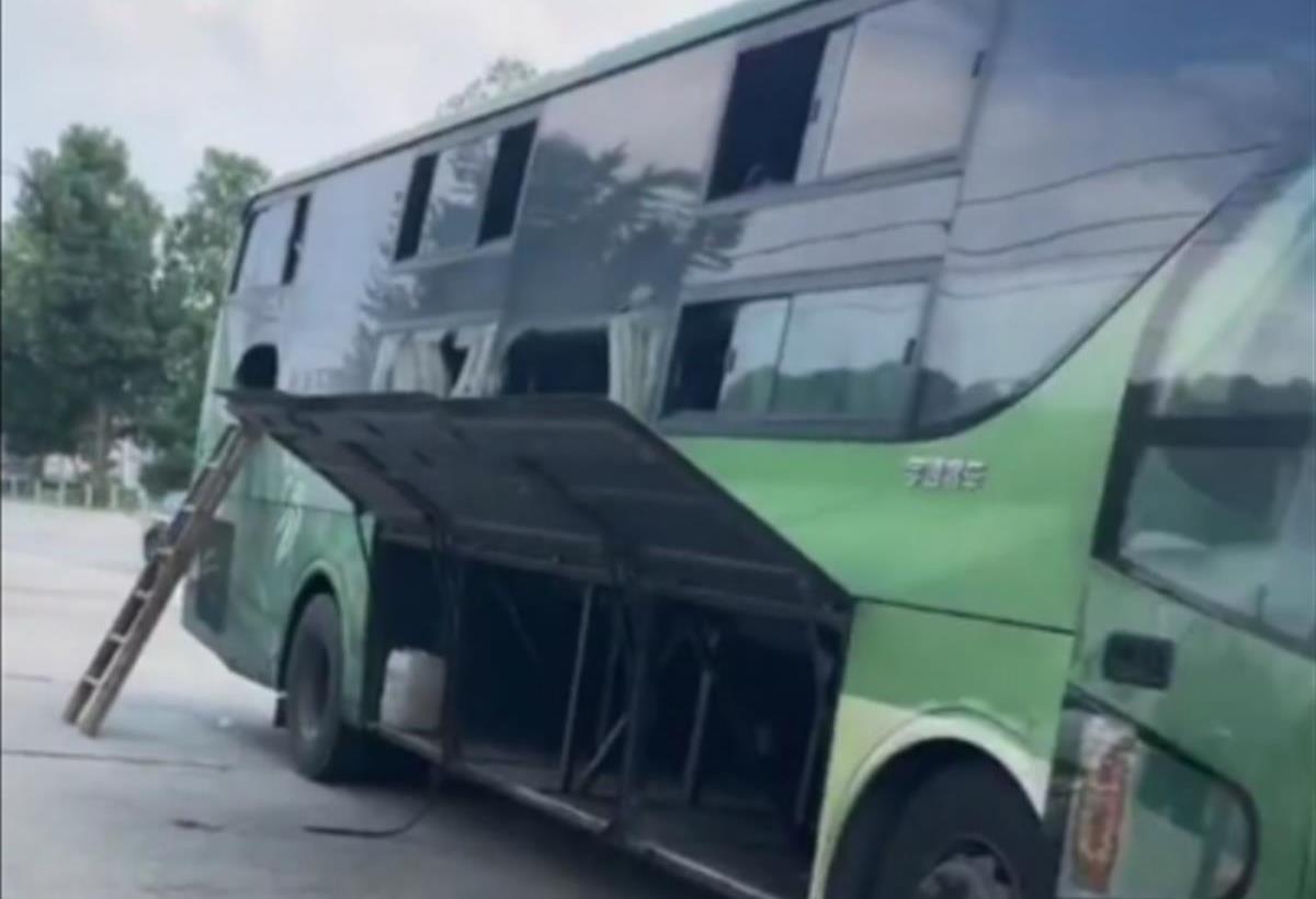 大巴車(chē)最新視頻，自然之旅的心靈探索，重拾寧靜的旅程